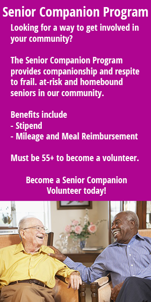 senior companion program is seeking volunteers